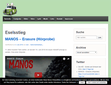 Tablet Screenshot of eselsstieg.de